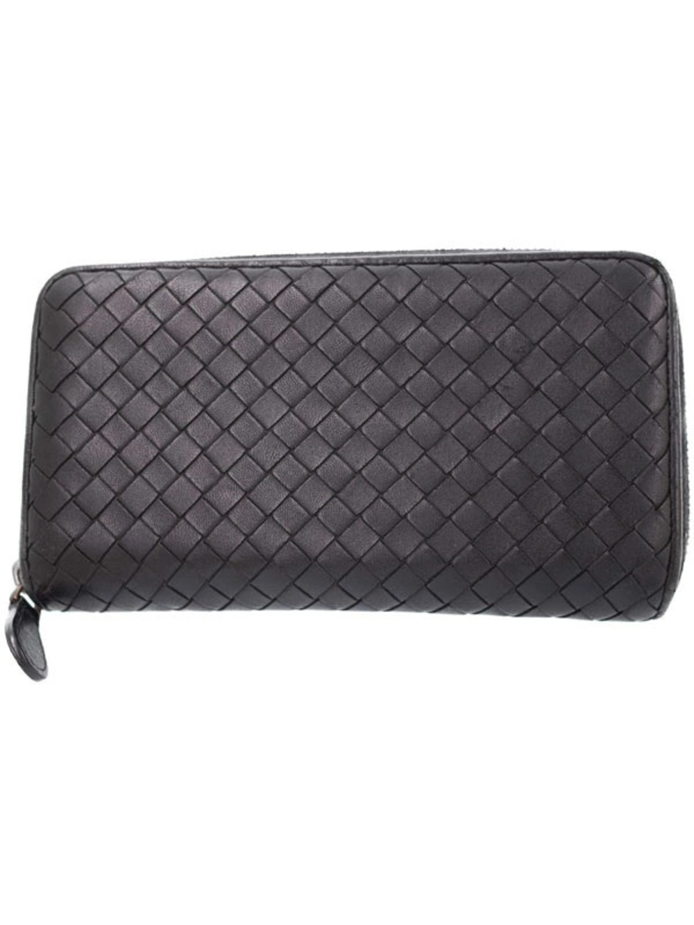 Bottega Veneta Intrecciato Round Zipper Long Wallet
